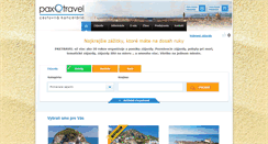 Desktop Screenshot of paxtravel.sk